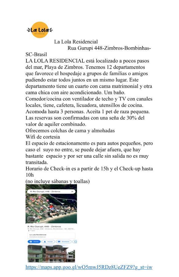 La Lola Residencial Apartment Bombinhas Luaran gambar