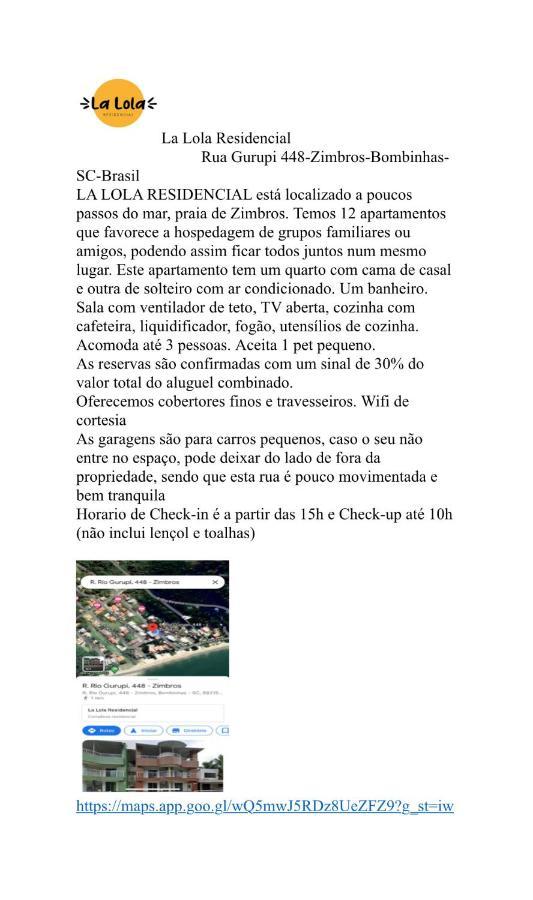 La Lola Residencial Apartment Bombinhas Luaran gambar
